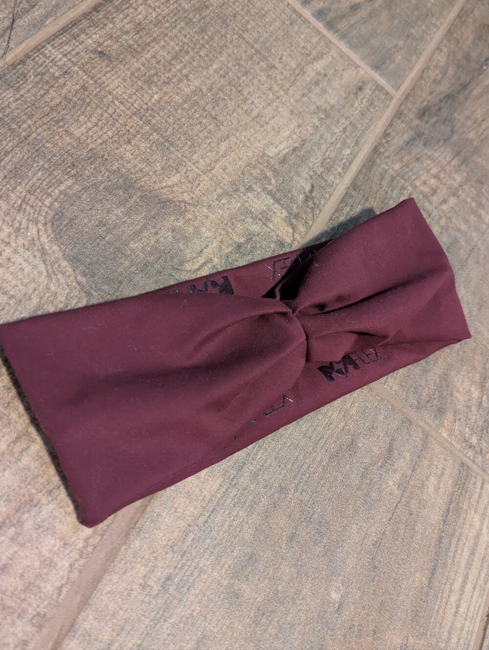 POPLEX new Twist Front Burgundy Headband